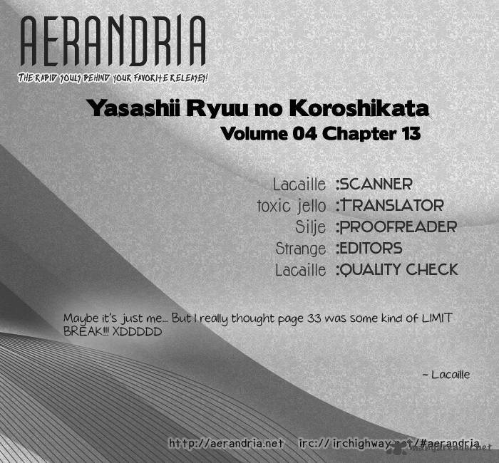 YasashII Ryuu No Koroshikata 13 2