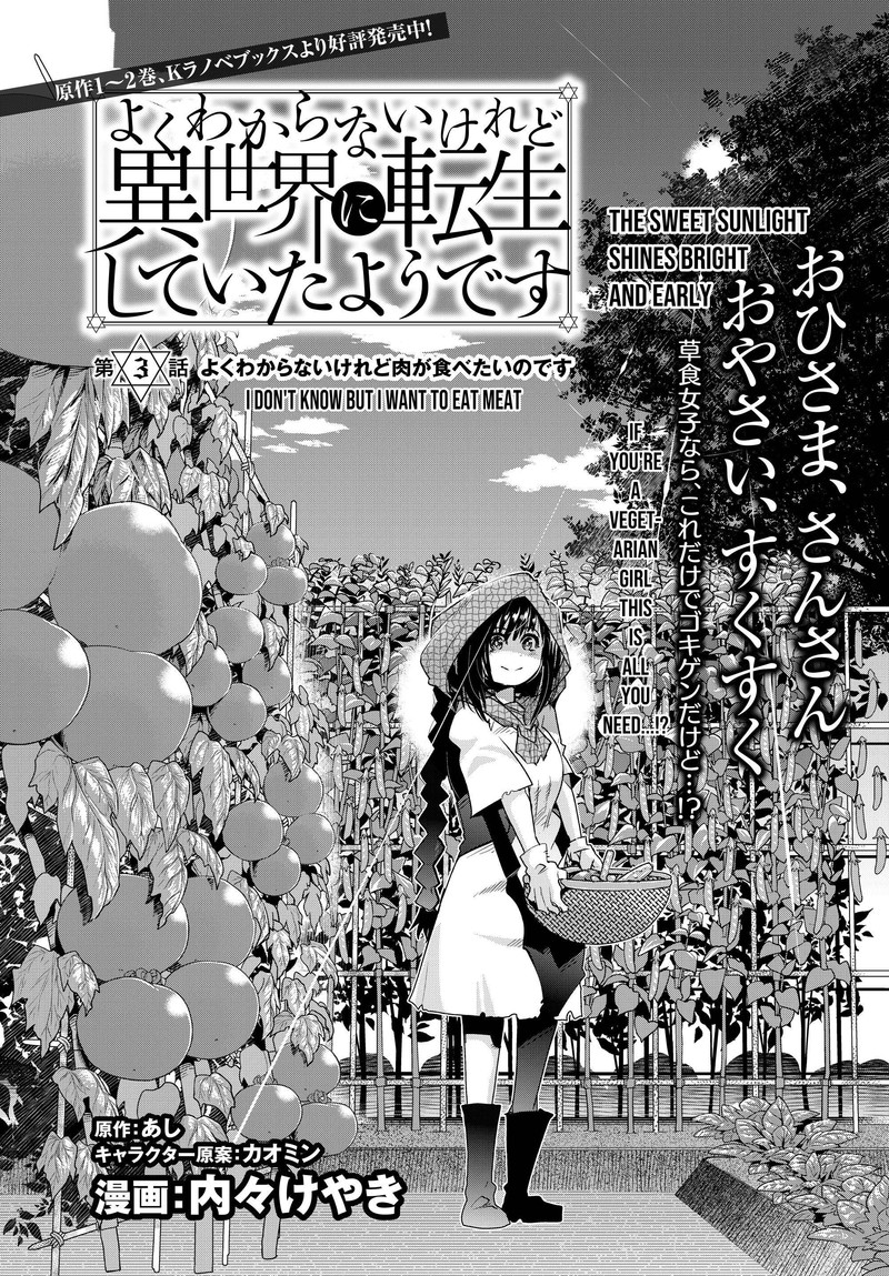 Yoku Wakaranai Keredo Isekai Ni Tensei Shiteita You Desu 3 2