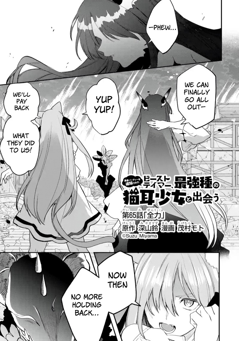 Yuusha Party O Tsuihou Sareta Beast Tamer Saikyou Shuzoku Nekomimi Shoujo To Deau 65 1