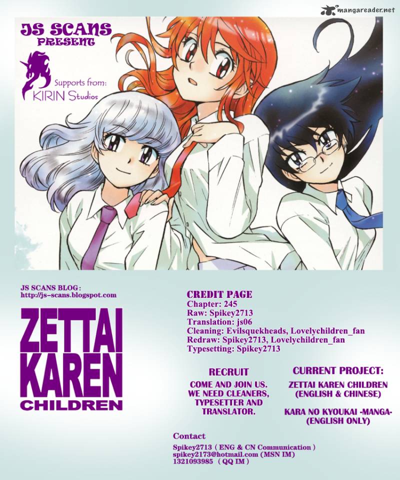 Zettai Karen Children 245 22