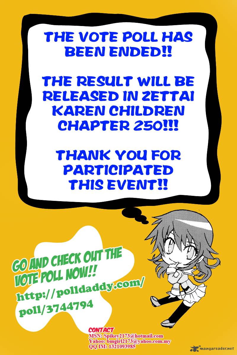 Zettai Karen Children 249 18